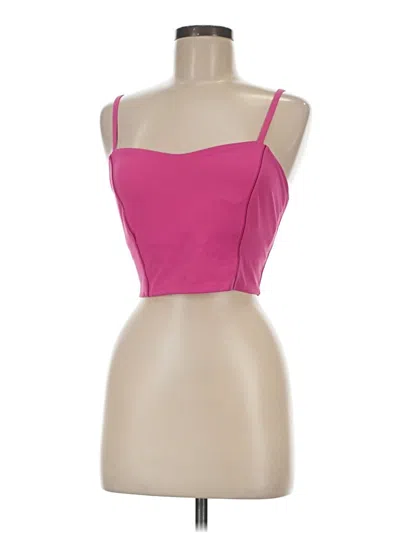 Pre-owned Joylab Tube Top Pink Strapless Neckline Tops