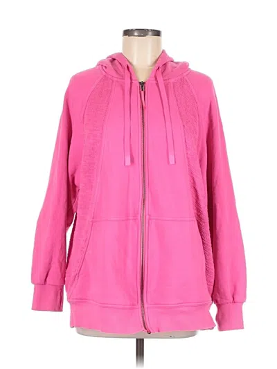 Pre-owned Joylab Zip Up Hoodie In Pink