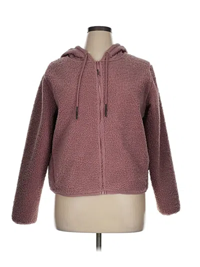 Pre-owned Joylab Zip Up Hoodie In Pink