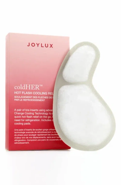 Joylux Coldher Cooling Bra Inserts In Transparent
