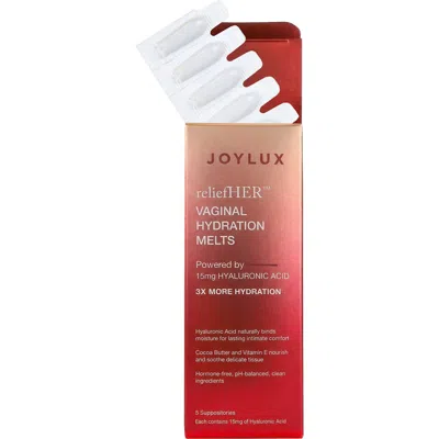 Joylux Reliefher Vaginal Hydration Melts, 10 Pack In Transparent