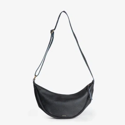 Joyn Leather Moon Sling In Black