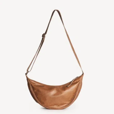 Joyn Leather Moon Sling In Brown