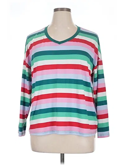 Pre-owned Joyspun 3/4 Sleeve T-shirt In Silver