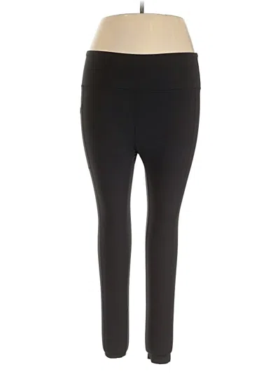 Pre-owned Joyspun Active Pants In Black