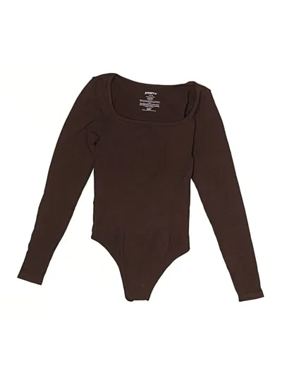 Pre-owned Joyspun Bodysuit In Brown