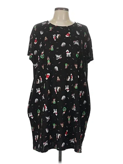 Pre-owned Joyspun Casual Dress In Black