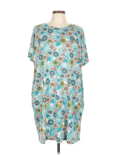 Pre-owned Joyspun Casual Dress In Blue