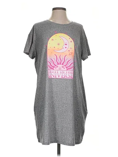 Pre-owned Joyspun Casual Dress In Gray