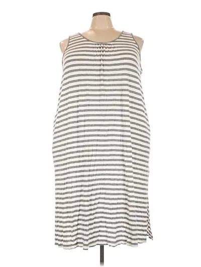 Pre-owned Joyspun Casual Dress In Gray