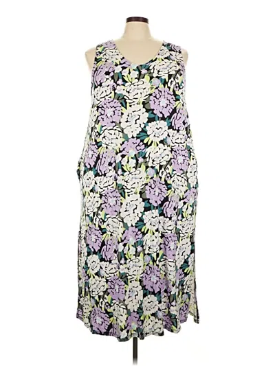 Pre-owned Joyspun Casual Dress In Purple