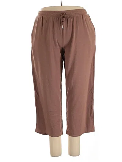 Pre-owned Joyspun Casual Pants In Brown