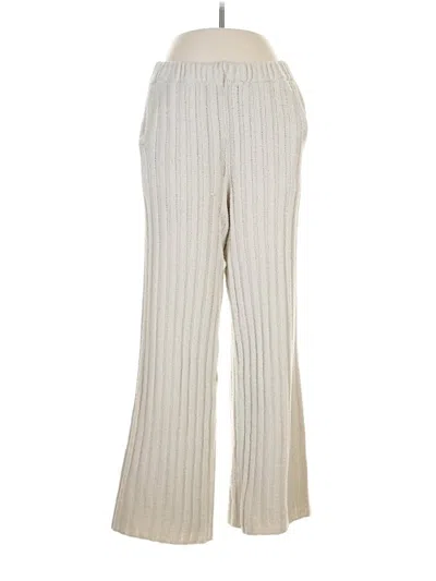 Pre-owned Joyspun Casual Pants In White