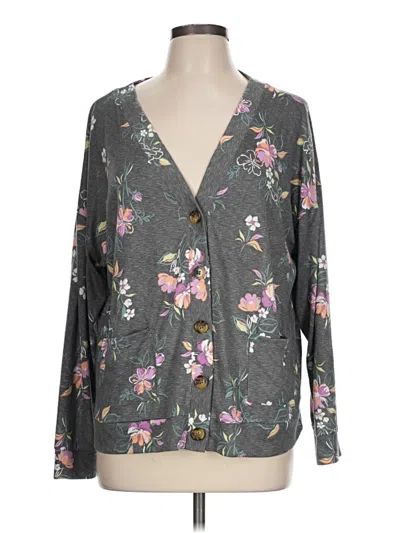 Pre-owned Joyspun Kimono In Gray