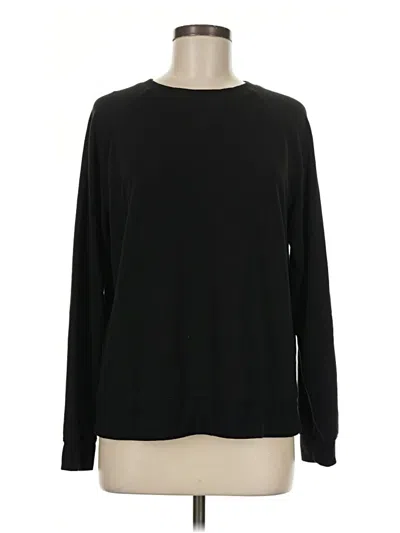 Pre-owned Joyspun Long Sleeve T-shirt In Black