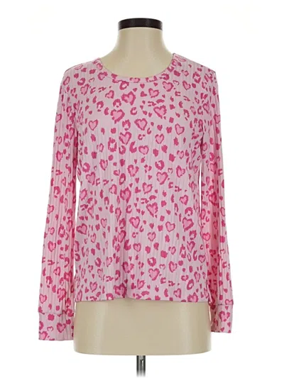 Pre-owned Joyspun Long Sleeve T-shirt In Pink