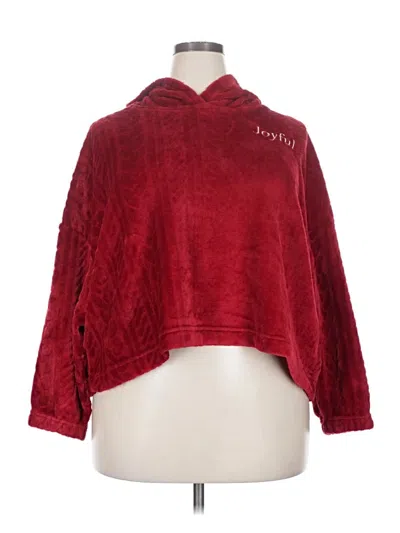 Pre-owned Joyspun Poncho In Red