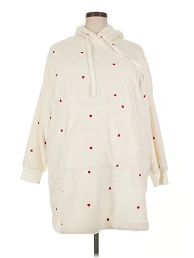 Pre-owned Joyspun Poncho In White