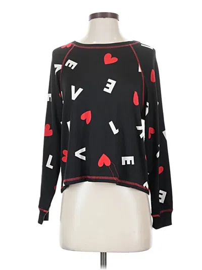 Pre-owned Joyspun Pullover Sweater In Black