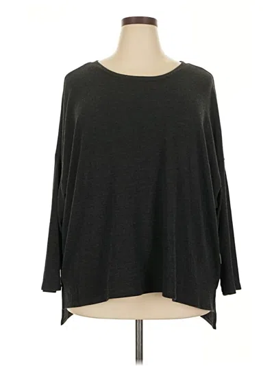 Pre-owned Joyspun Pullover Sweater In Black