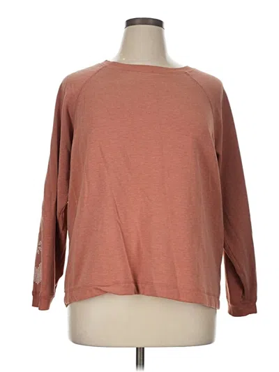 Pre-owned Joyspun Pullover Sweater In Brown