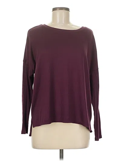 Pre-owned Joyspun Pullover Sweater In Burgundy