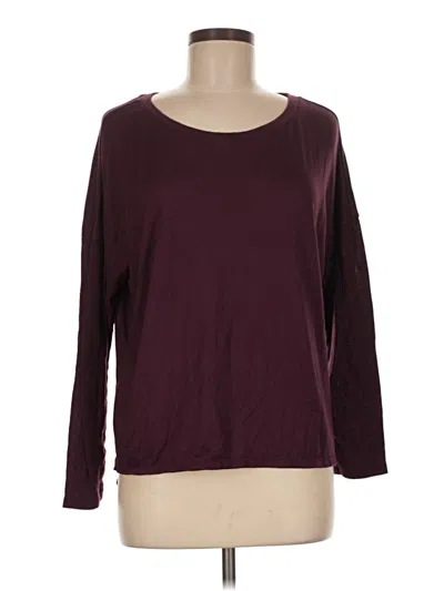 Pre-owned Joyspun Pullover Sweater In Burgundy
