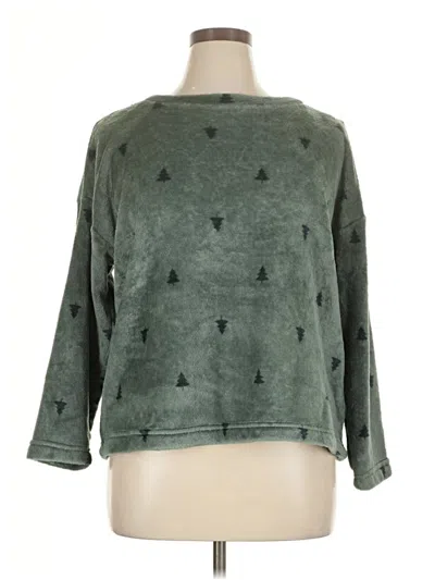 Pre-owned Joyspun Pullover Sweater In Green
