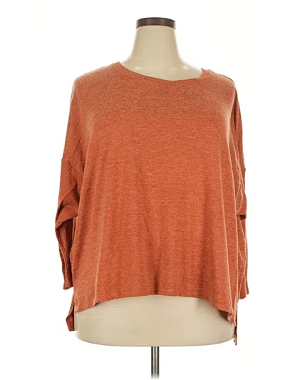 Pre-owned Joyspun Pullover Sweater In Orange