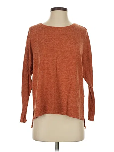 Pre-owned Joyspun Pullover Sweater In Orange