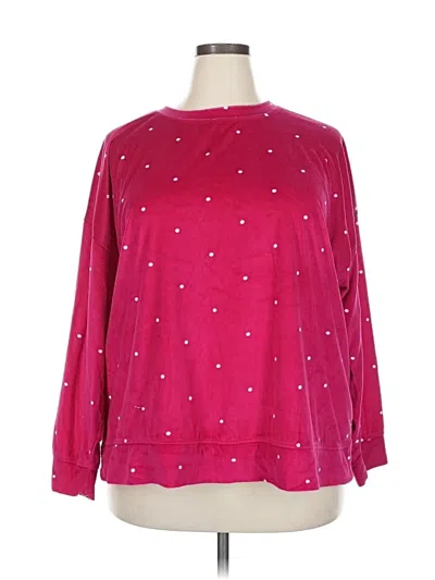 Pre-owned Joyspun Pullover Sweater In Pink