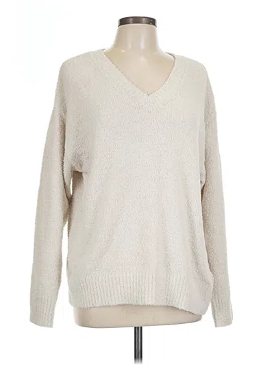 Pre-owned Joyspun Pullover Sweater In Tan