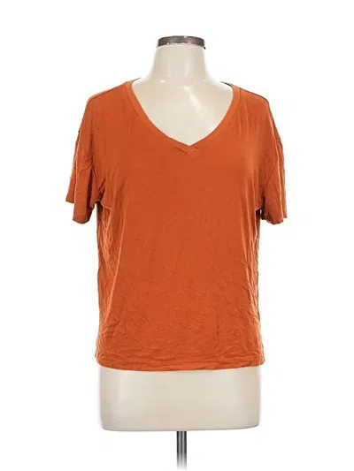 Pre-owned Joyspun Short Sleeve T-shirt In Orange