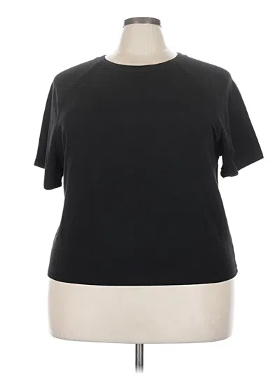 Pre-owned Joyspun Short Sleeve T-shirt In Black