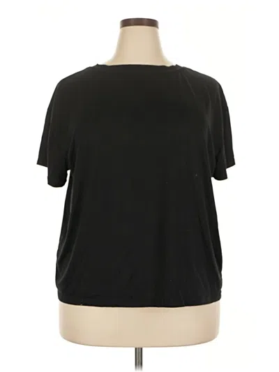 Pre-owned Joyspun Short Sleeve T-shirt In Black
