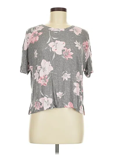 Pre-owned Joyspun Short Sleeve T-shirt In Gray