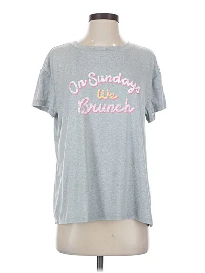 Pre-owned Joyspun Short Sleeve T-shirt In Gray