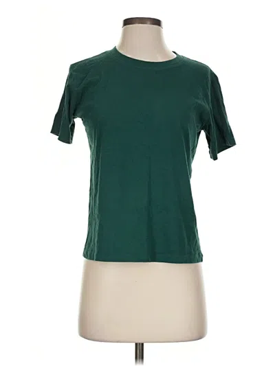 Pre-owned Joyspun Short Sleeve T-shirt In Green