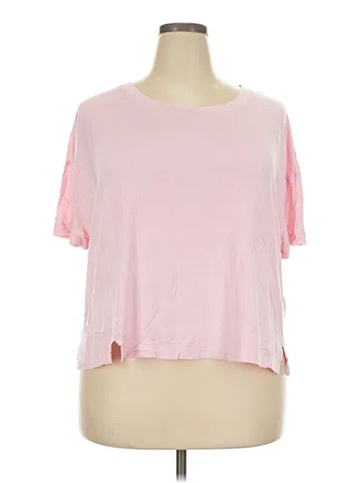 Pre-owned Joyspun Short Sleeve T-shirt In Pink