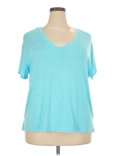 Pre-owned Joyspun Short Sleeve T-shirt In Teal