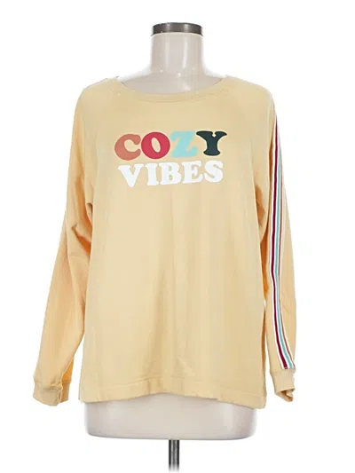 Pre-owned Joyspun Sweatshirt In Yellow