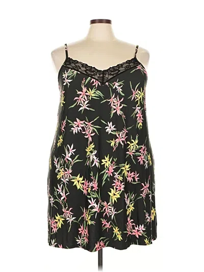 Pre-owned Joyspun Tank Top Black Strapless Neckline Tops