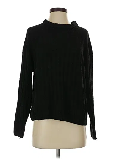Pre-owned Joyspun Turtleneck Sweater In Black