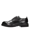 Jp/david Woman Lace-up Shoes Black Size 8 Leather In Nero Scuri