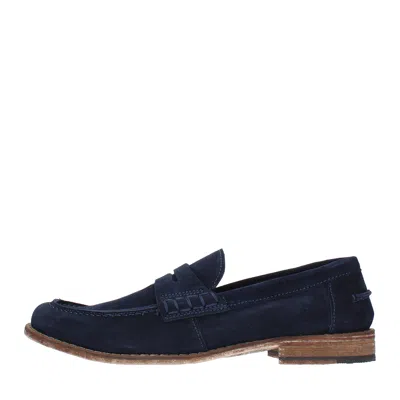 Jp/david Flat Shoes Blue In Blu Blu E Verdi