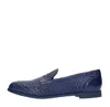 Jp/david Flat Shoes Blue In Blu Blu E Verdi