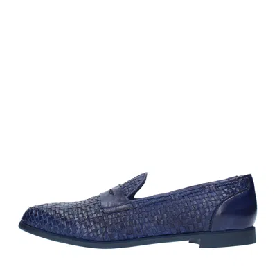Jp/david Flat Shoes Blue In Blu Blu E Verdi