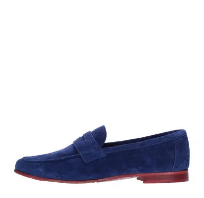 Jp/david Flat Shoes Blue In Blu Blu E Verdi