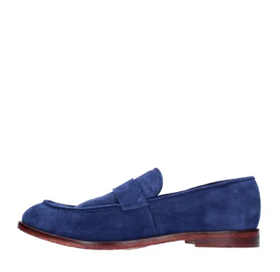 Jp/david Flat Shoes Blue In Blu Blu E Verdi