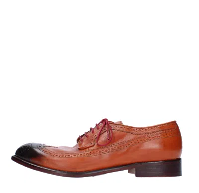 Jp/david Flat Shoes Brown In Cognac Chiari E Naturali